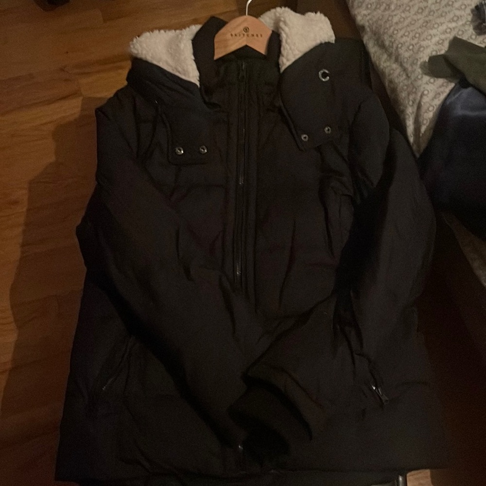 Black womens American Eagle coat